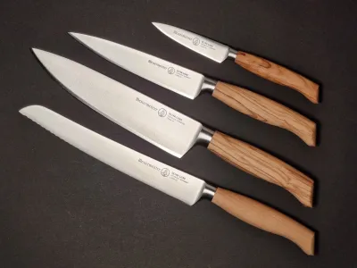 Startovací sada 4 nožů Messermeister Oliva Luxe | Knives Studio