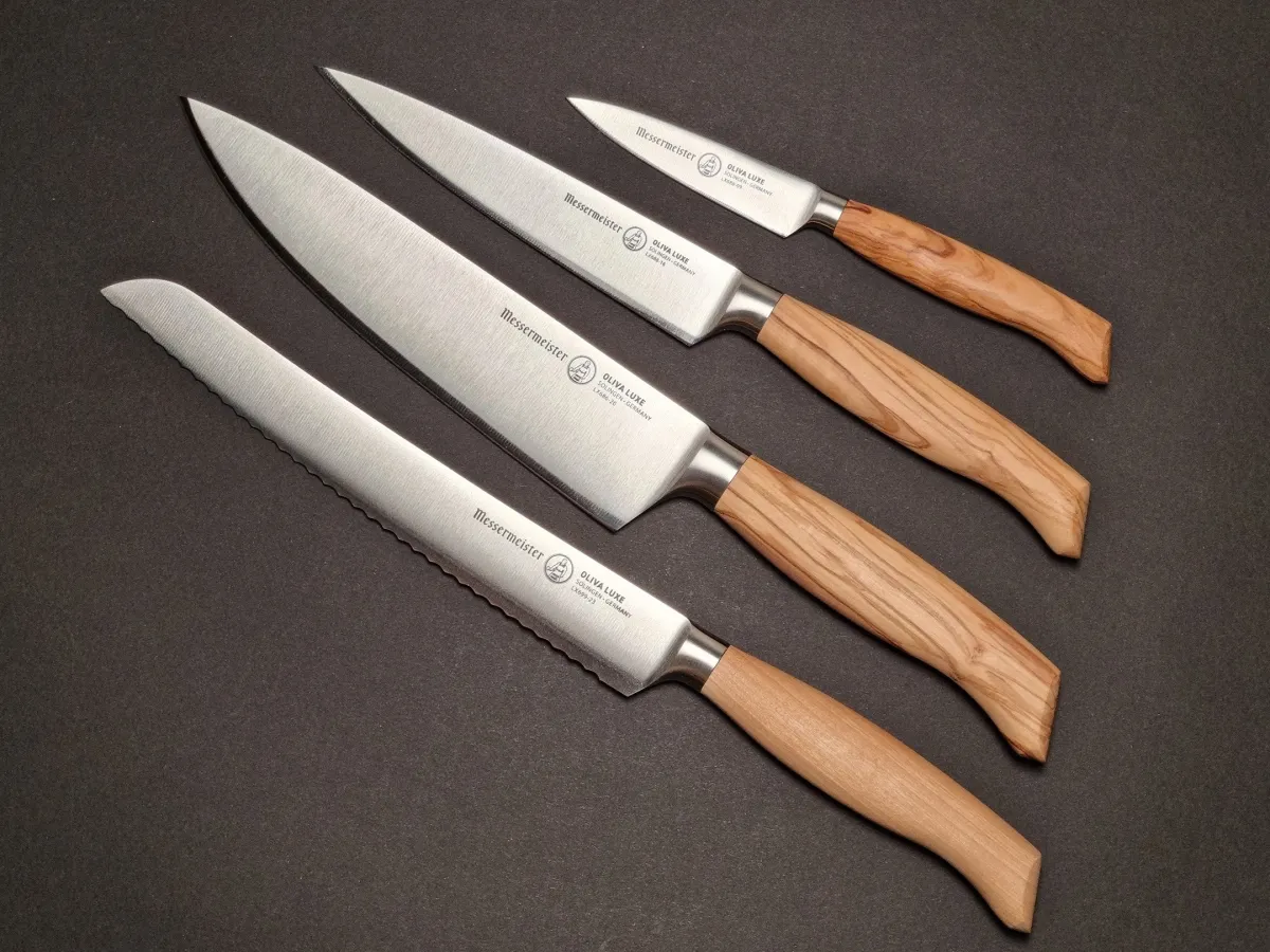 Zestaw 4 noży Messermeister Oliva Luxe na start | Knives Studio
