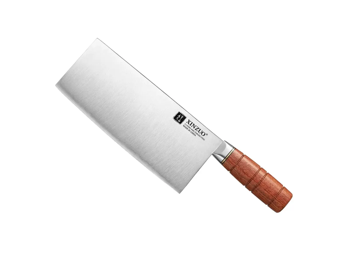 Faca de Chef Chinesa (Cai Dao) Xinzuo X07 Série Fu 205 mm – 3 Camadas
