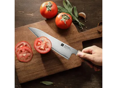 Faca de Chef Xinzuo X05Z Série Zhen 205 mm (8”) – ZDP-189, 3 Camadas