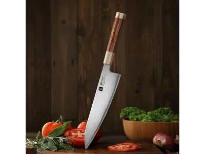 Xinzuo X05Z Zhen Serija Šefo Peilis 205 mm (8”) – ZDP-189, 3 Sluoksniai