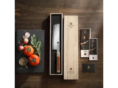 Nakiri nož Xinzuo X05Z serija Zhen 180 mm (7”) – ZDP-189, 3 sloja