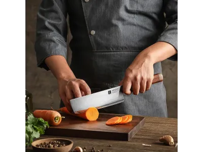 Faca Nakiri Xinzuo X05Z Série Zhen 180 mm (7”) – ZDP-189, 3 Camadas