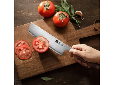 Cuțit Nakiri Xinzuo X05Z Seria Zhen 180 mm (7”) – ZDP-189, 3 straturi