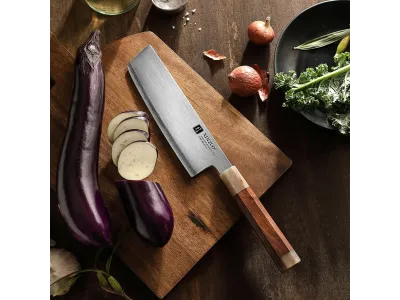 Xinzuo X05Z Zhen Series Nakiri Knife 180 mm (7”) – ZDP-189, 3-Layer