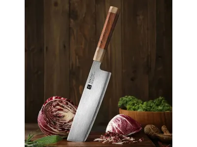 Cuțit Nakiri Xinzuo X05Z Seria Zhen 180 mm (7”) – ZDP-189, 3 straturi