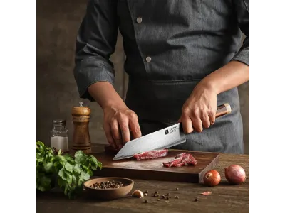 Xinzuo X05Z Zhen Serija Bunka Peilis 205 mm (8”) – ZDP-189, 3 Sluoksniai