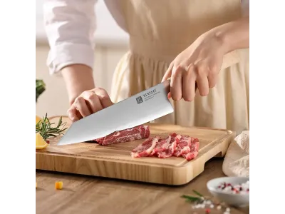 Xinzuo PM8M Zhen Sērijas Bunka Nazis 214 mm (8.4”) – Aogami No 2, 3 Slāņi