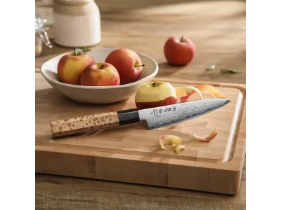 Hezhen PM8B Retro Series Universeelmes 134 mm (5.3”) – Aogami No 2, Damast