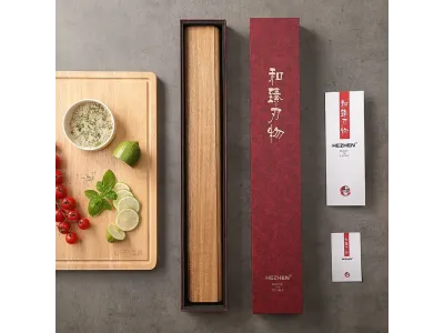 Hezhen Magnetinis Peilių Laikiklis iš Akacijos 50 cm