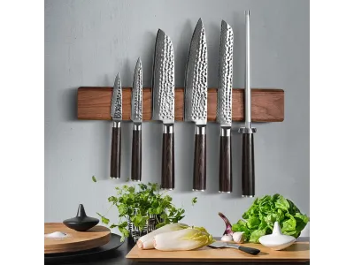 Xinzuo Diófa Fali Mágneses Késtartó 40 cm | Knives Studio